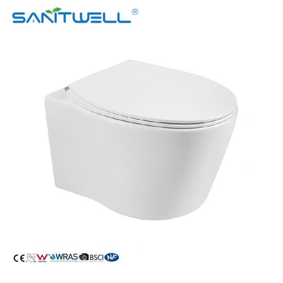 Rimless Wall Hung WC Toilet